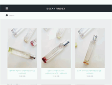Tablet Screenshot of decantindex.com